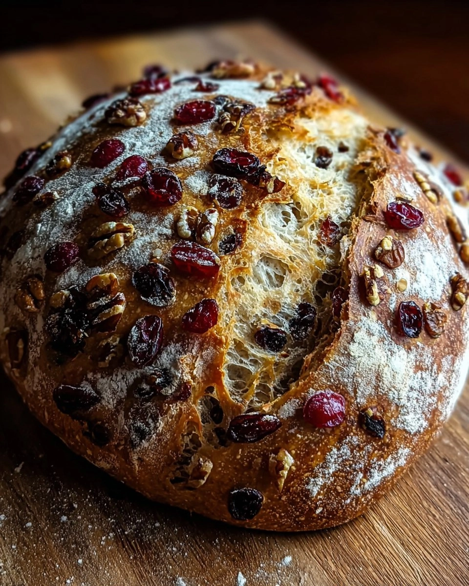 Valentine Cranberry Raisin Walnut Cinnamon Artisan Bread 107 Valentine Cranberry Raisin Walnut Cinnamon Artisan Bread
