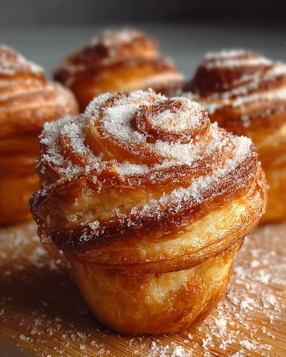 Valentine Delicious Cruffins with Cinnamon