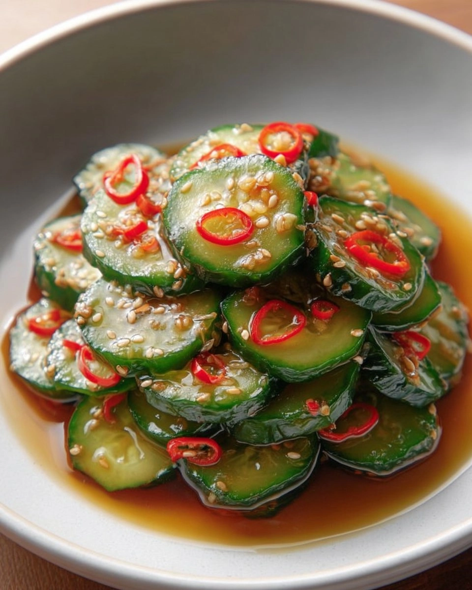 Valentine Easy Spicy Cucumber Salad (Din Tai Fung Copycat)