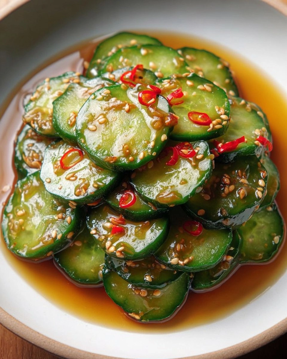Valentine Easy Spicy Cucumber Salad (Din Tai Fung Copycat)