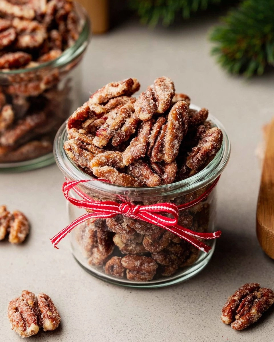 Valentine Homemade Candied Pecans