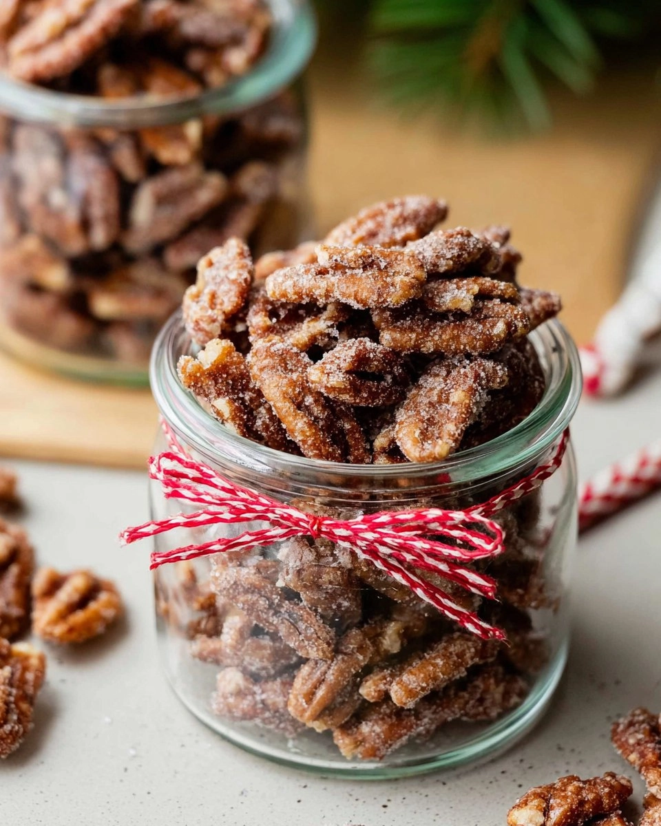 Valentine Homemade Candied Pecans
