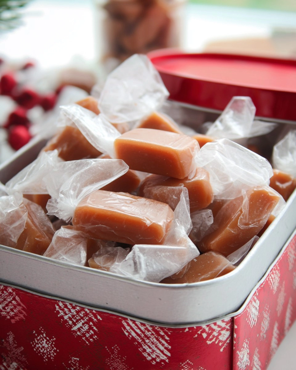 Valentine Homemade Caramels