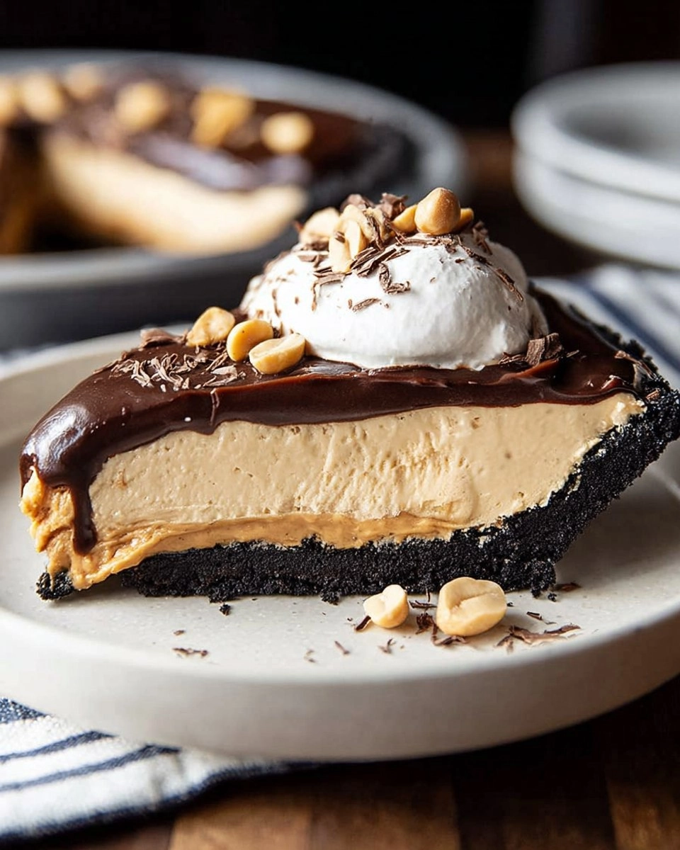 Valentine Irresistible Chocolate Peanut Butter Pie