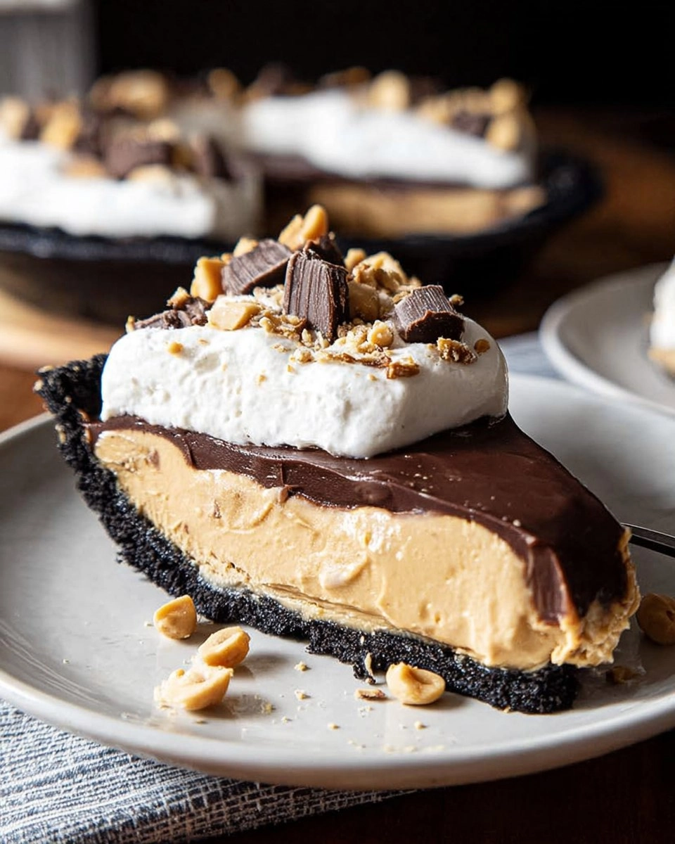 Valentine Irresistible Chocolate Peanut Butter Pie