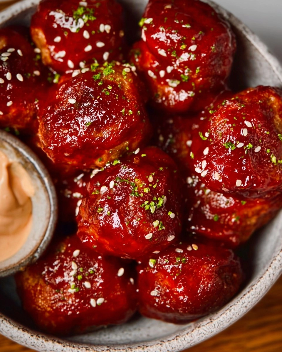 Valentine Korean BBQ Meatballs and Spicy Mayo Dip 176 Valentine Korean BBQ Meatballs and Spicy Mayo Dip