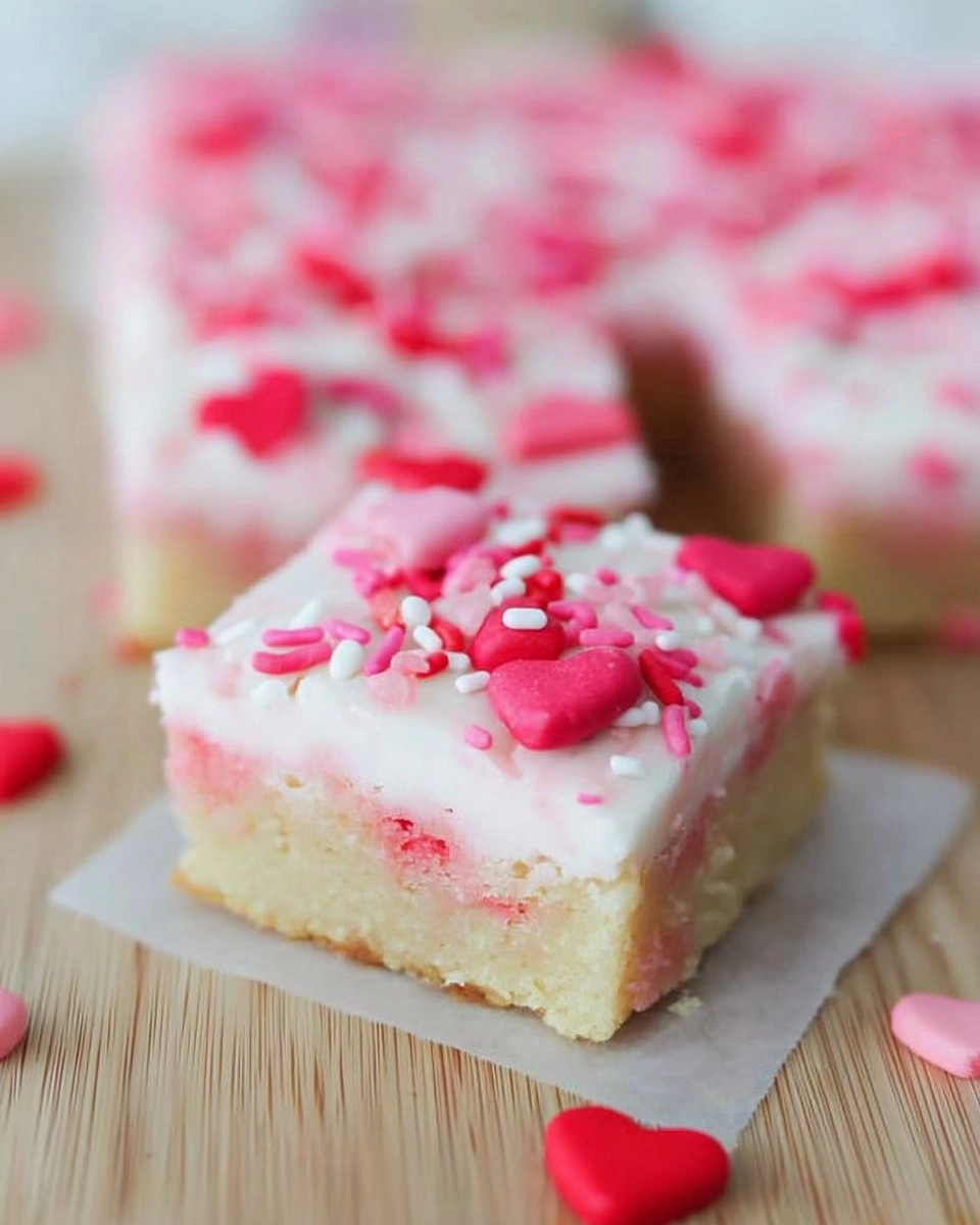 Valentine Sugar Cookie Bars