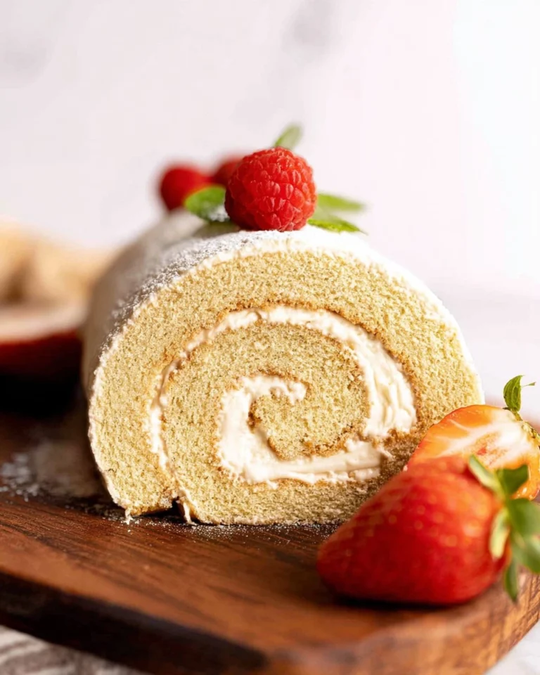 Vanilla-Swiss-Roll-Cake-Recipe