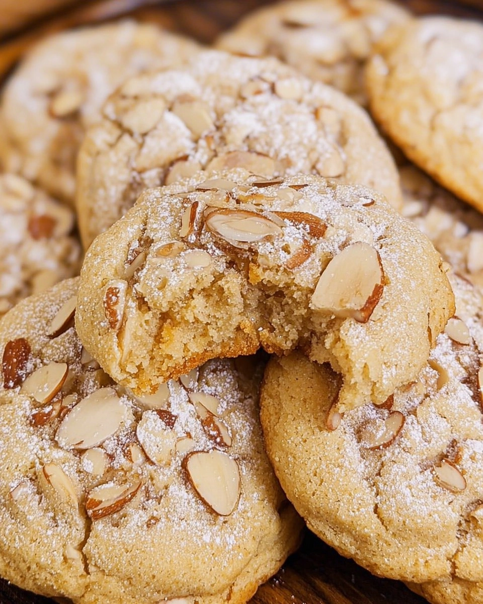 Vegan Almond Croissant Cookies