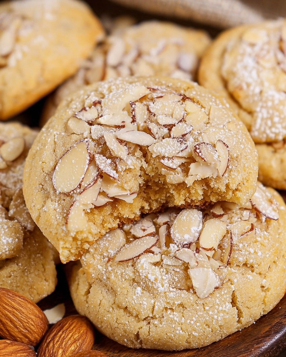 Vegan Almond Croissant Cookies