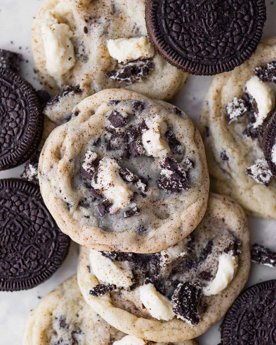 Christmas Cookies and Cream Cookies
