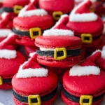 christmas-Santa-Claus-Macarons-Recipe