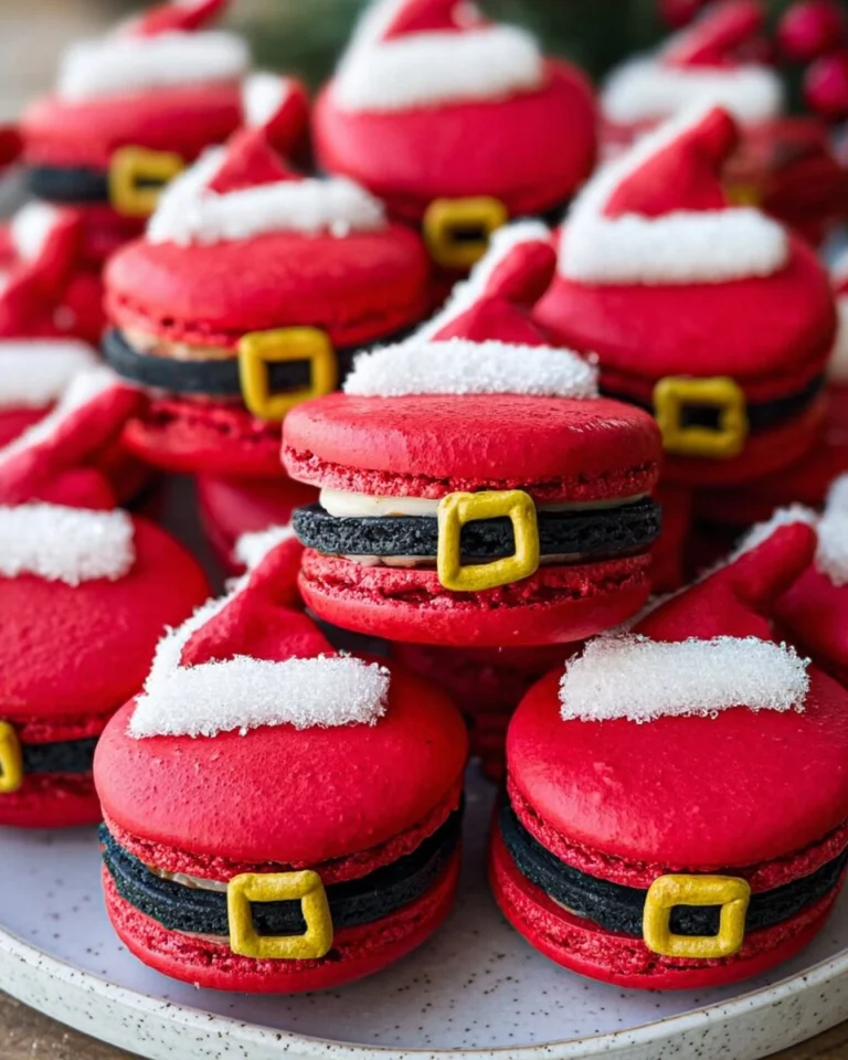 christmas-Santa-Claus-Macarons-Recipe