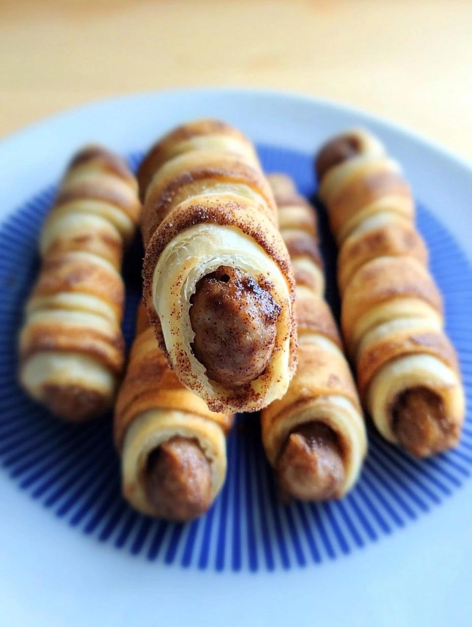 Breakfast Pigs in Cinnamon Rolls