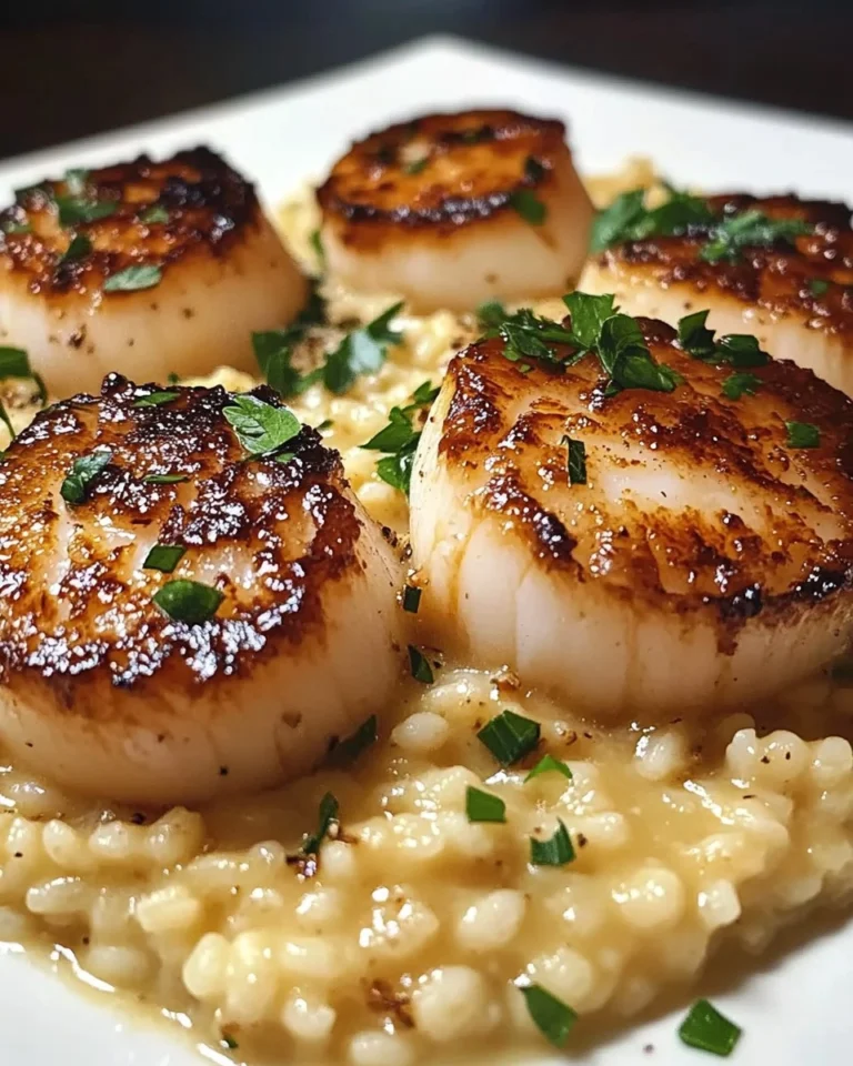 Champagne-Risotto-with-Brown-Butter-Scallops-Recipe
