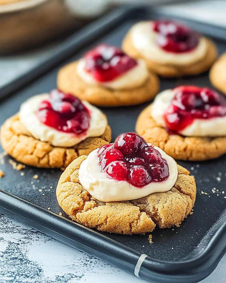Cherry Cheesecake Cookies