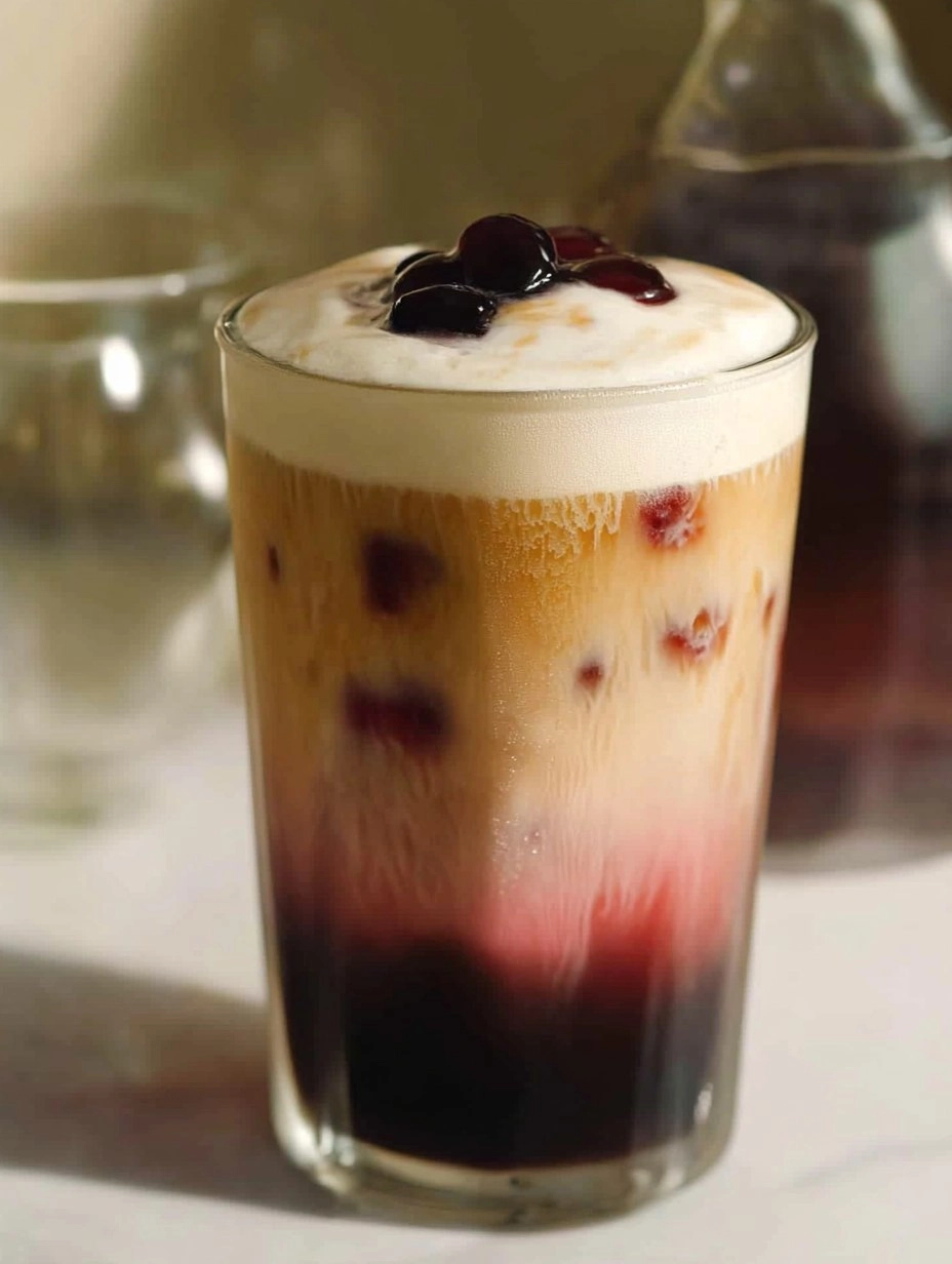 Cherry Vanilla Iced Latte 86 Cherry Vanilla Iced Latte