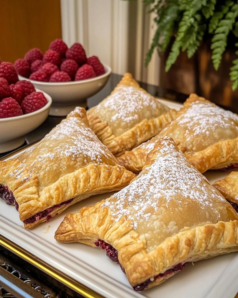 Chocolate Raspberry Cheesecake Turnovers 65 Chocolate Raspberry Cheesecake Turnovers