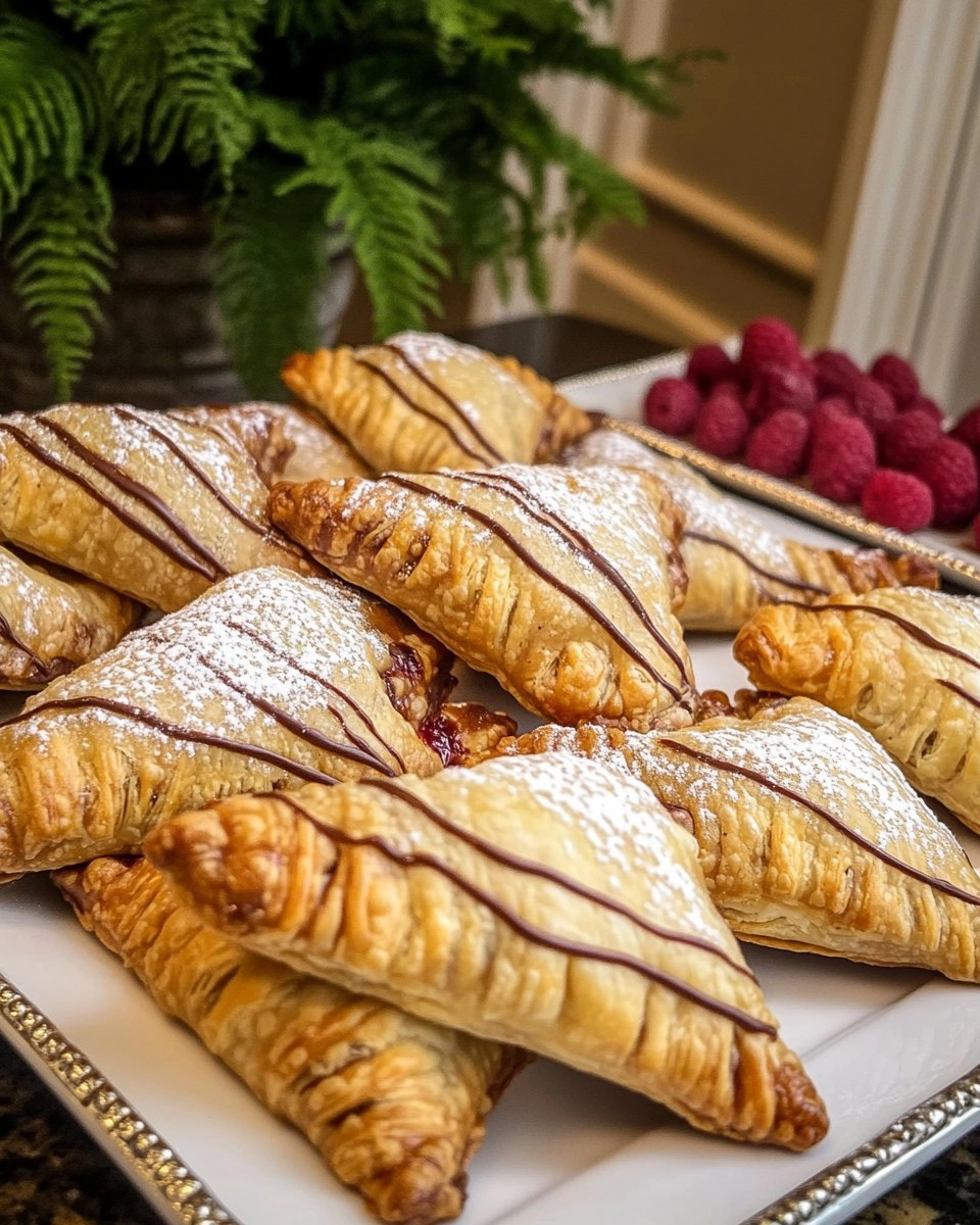 Chocolate Raspberry Cheesecake Turnovers 67 Chocolate Raspberry Cheesecake Turnovers