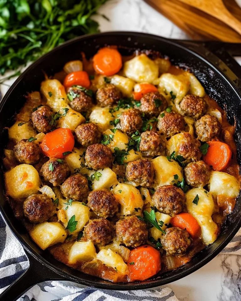 Classic-Meatball-Casserole-Recipe