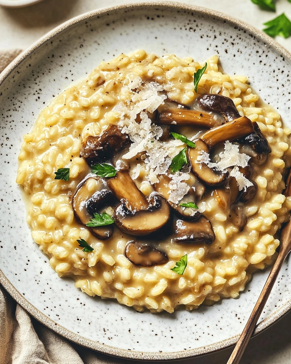 Creamy Mushroom Risotto 107 Creamy Mushroom Risotto