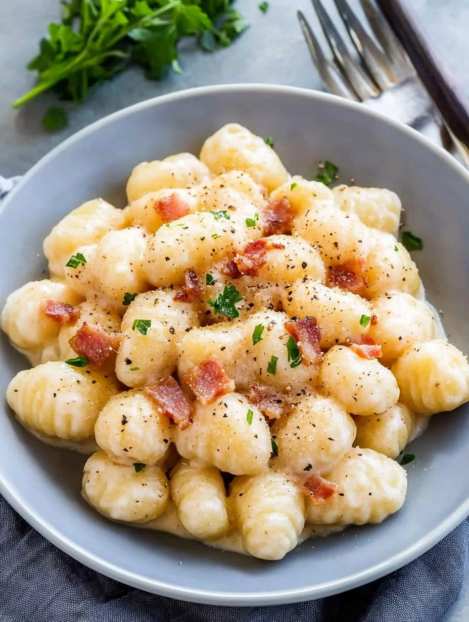 Creamy Pancetta Gnocchi 106 Creamy Pancetta Gnocchi