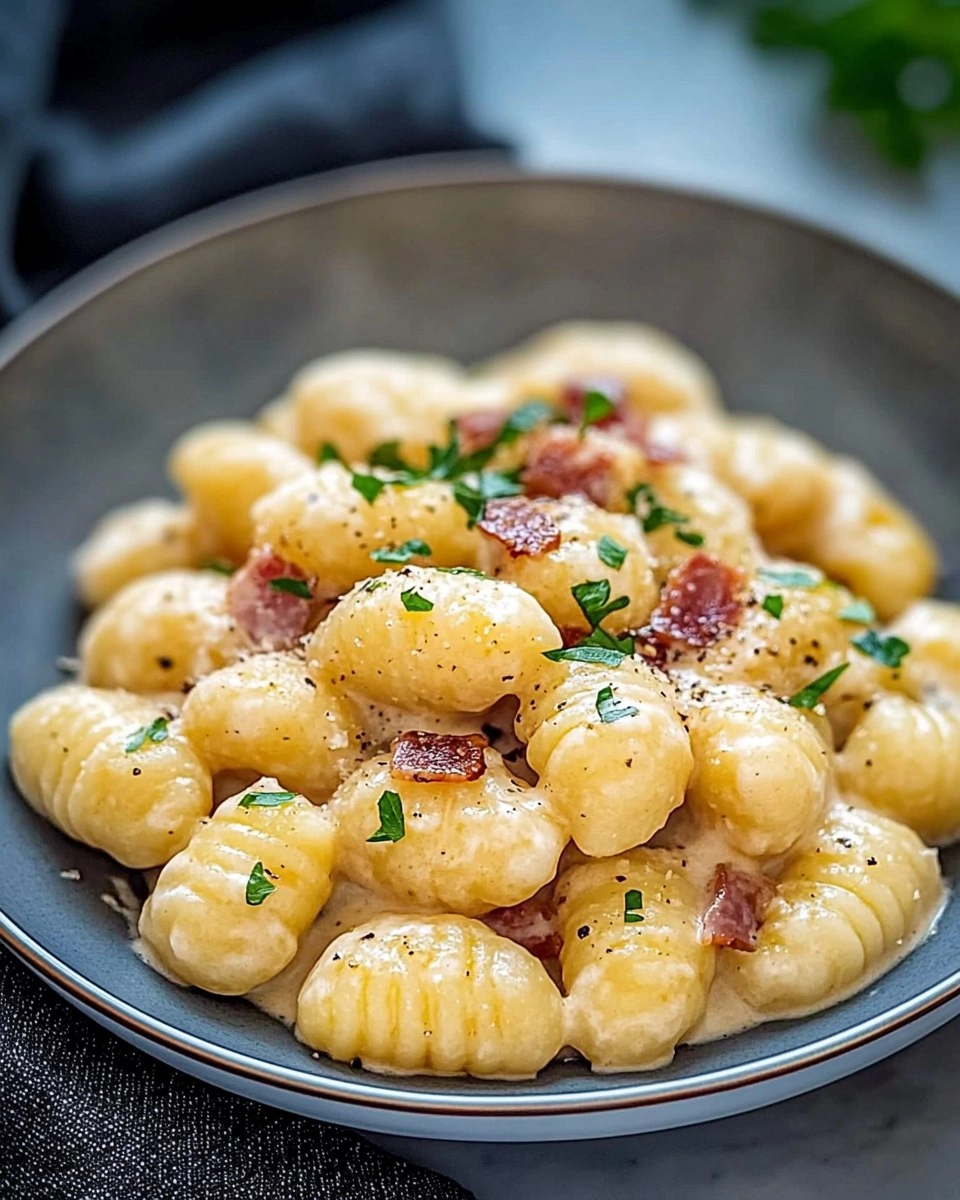 Creamy Pancetta Gnocchi 107 Creamy Pancetta Gnocchi