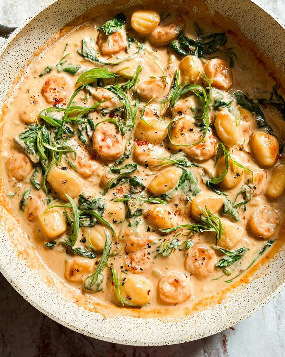 Creamy Tuscan Gnocchi