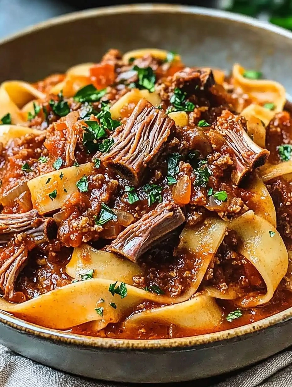 Crockpot Short Rib Ragu