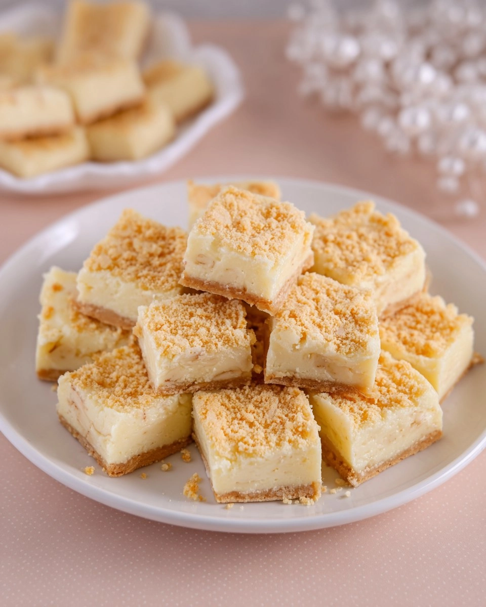 Easy Banana Pudding Fudge Squares with a Nilla Wafer Crunch