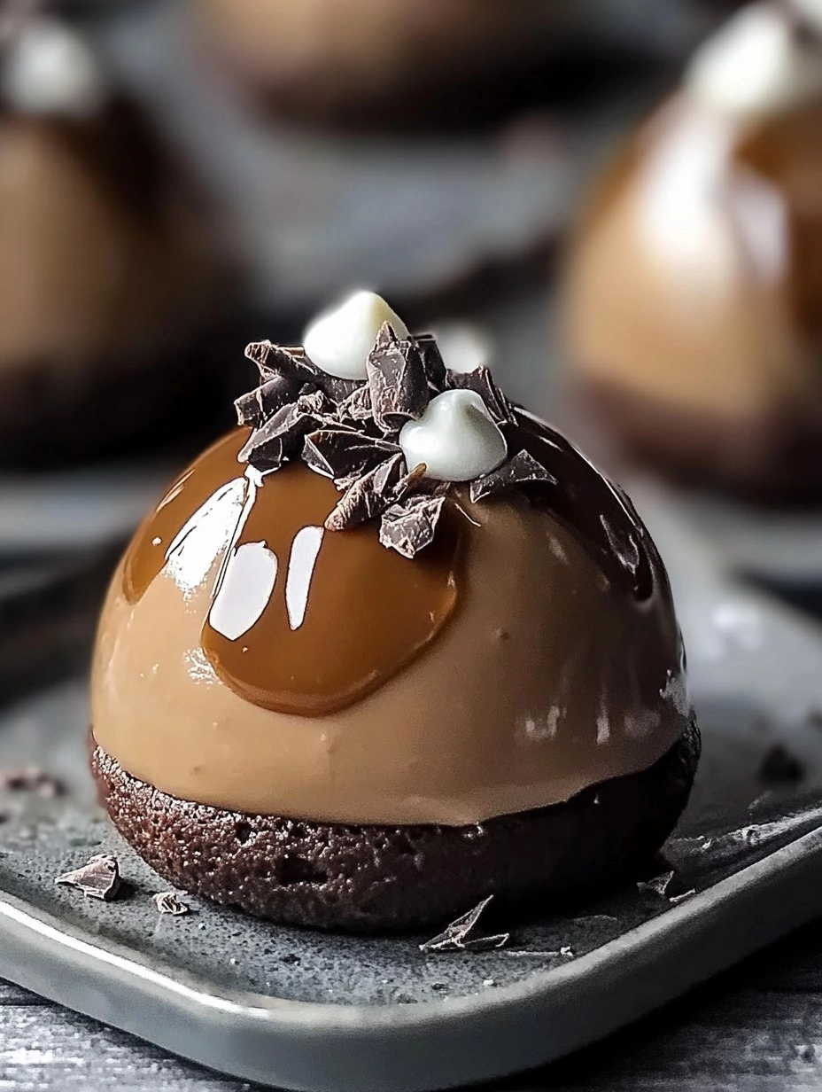 Easy Caramel Chocolate Mousse Domes 81 Easy Caramel Chocolate Mousse Domes