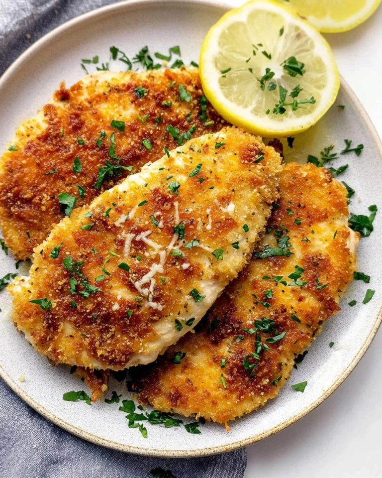 Easy-Chicken-Parmesan-Crispy-Pan-Fried-Chicken-Breast-Recipe