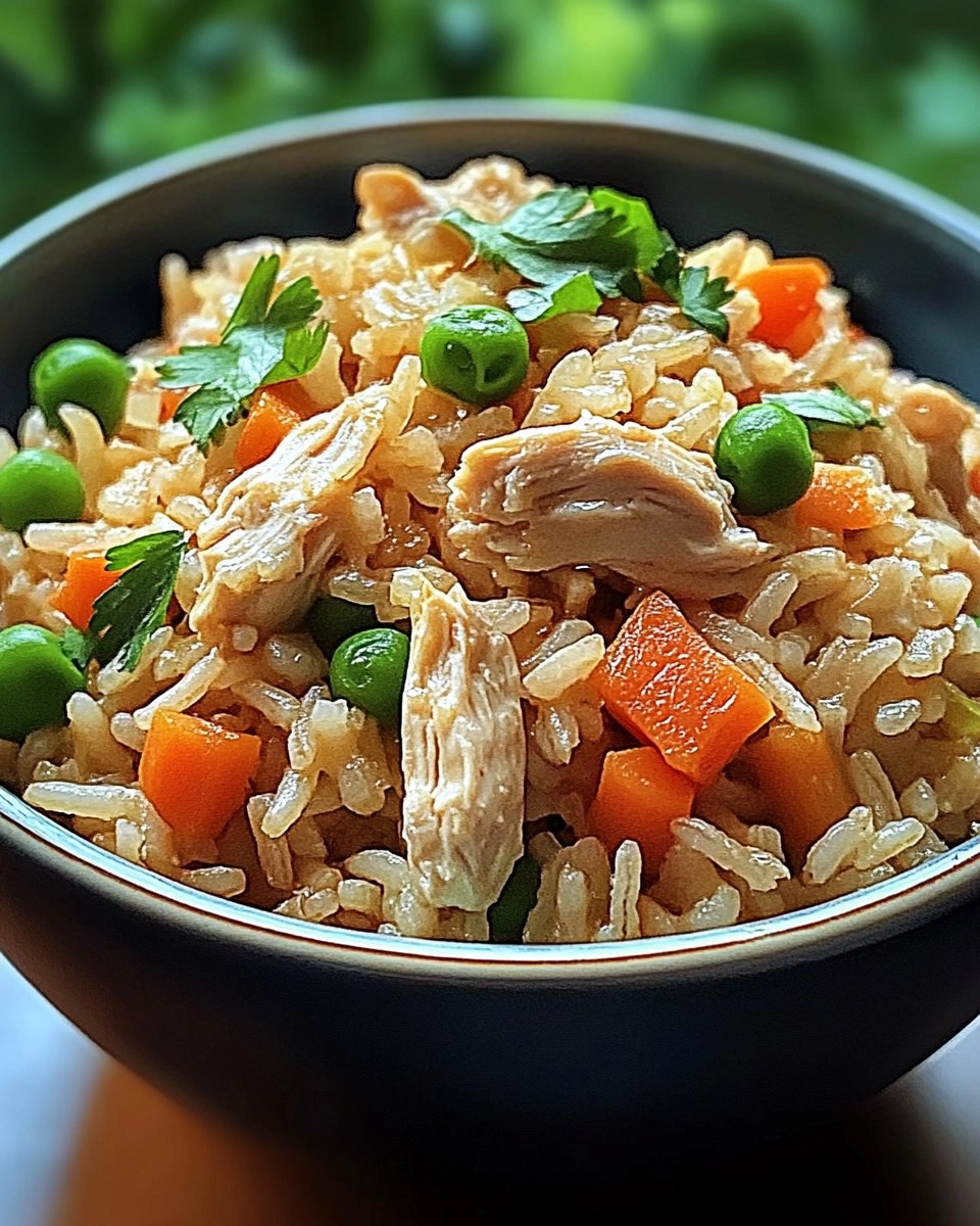 Easy Healthy Crockpot Chicken Rice
