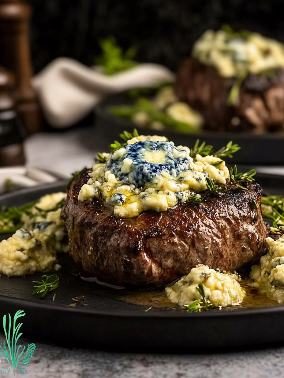 Filet Mignon with Blue Cheese Butter