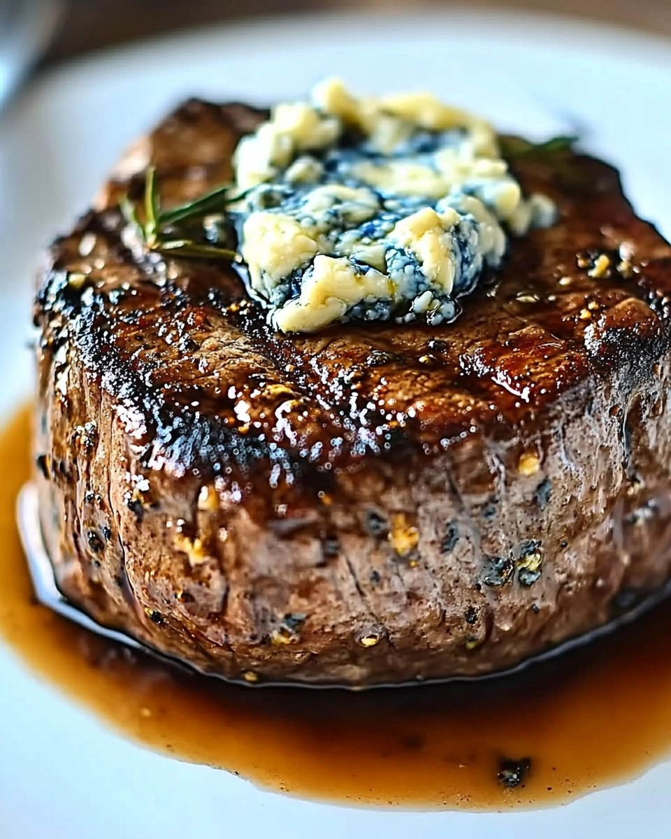 Filet Mignon with Blue Cheese Butter