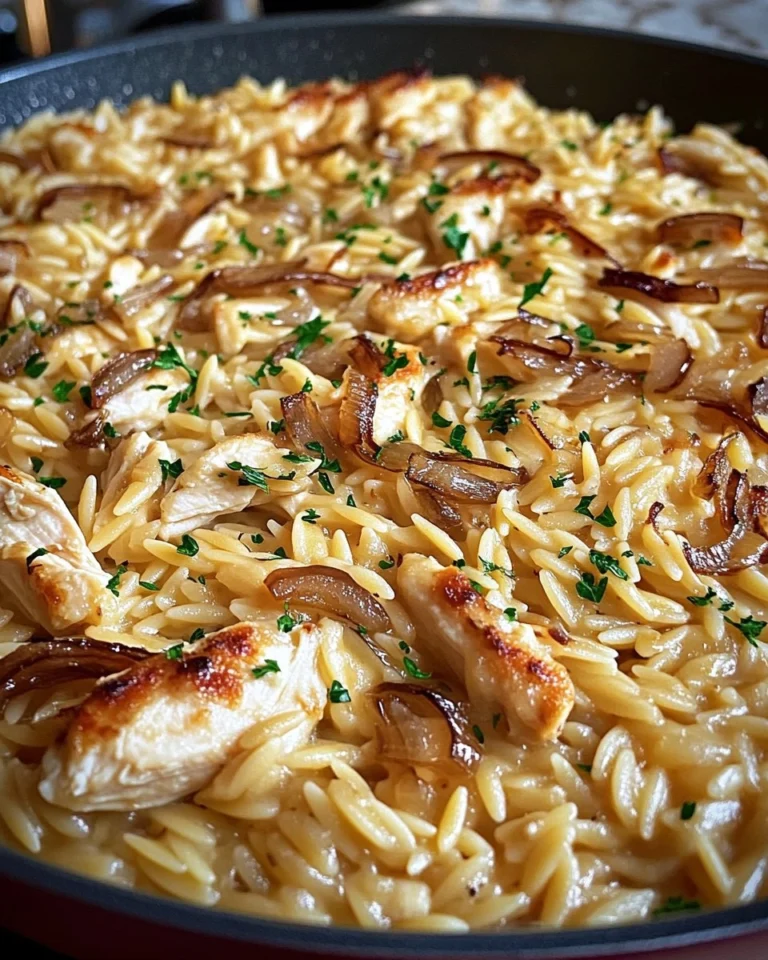 French-Onion-Chicken-Orzo-Recipe