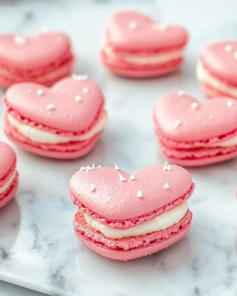 Galentines-Brunch-Foods-Heart-Shaped-Macarons-Recipe