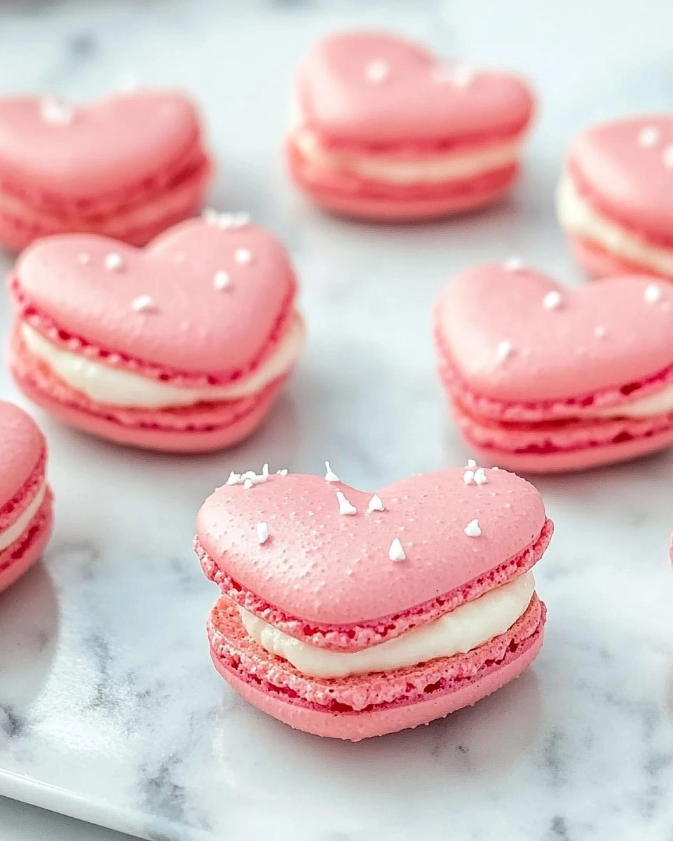 Galentine’s Brunch Foods : Heart-Shaped Macarons 130 Galentine’s Brunch Foods : Heart-Shaped Macarons