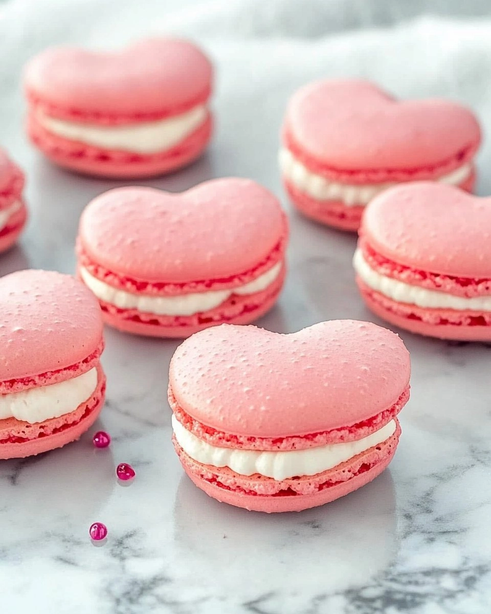 Galentine’s Brunch Foods : Heart-Shaped Macarons 132 Galentine’s Brunch Foods : Heart-Shaped Macarons