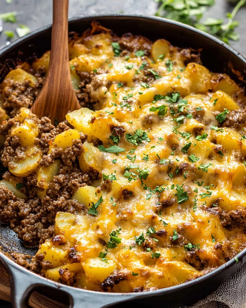 Ground Beef Potato Casserole