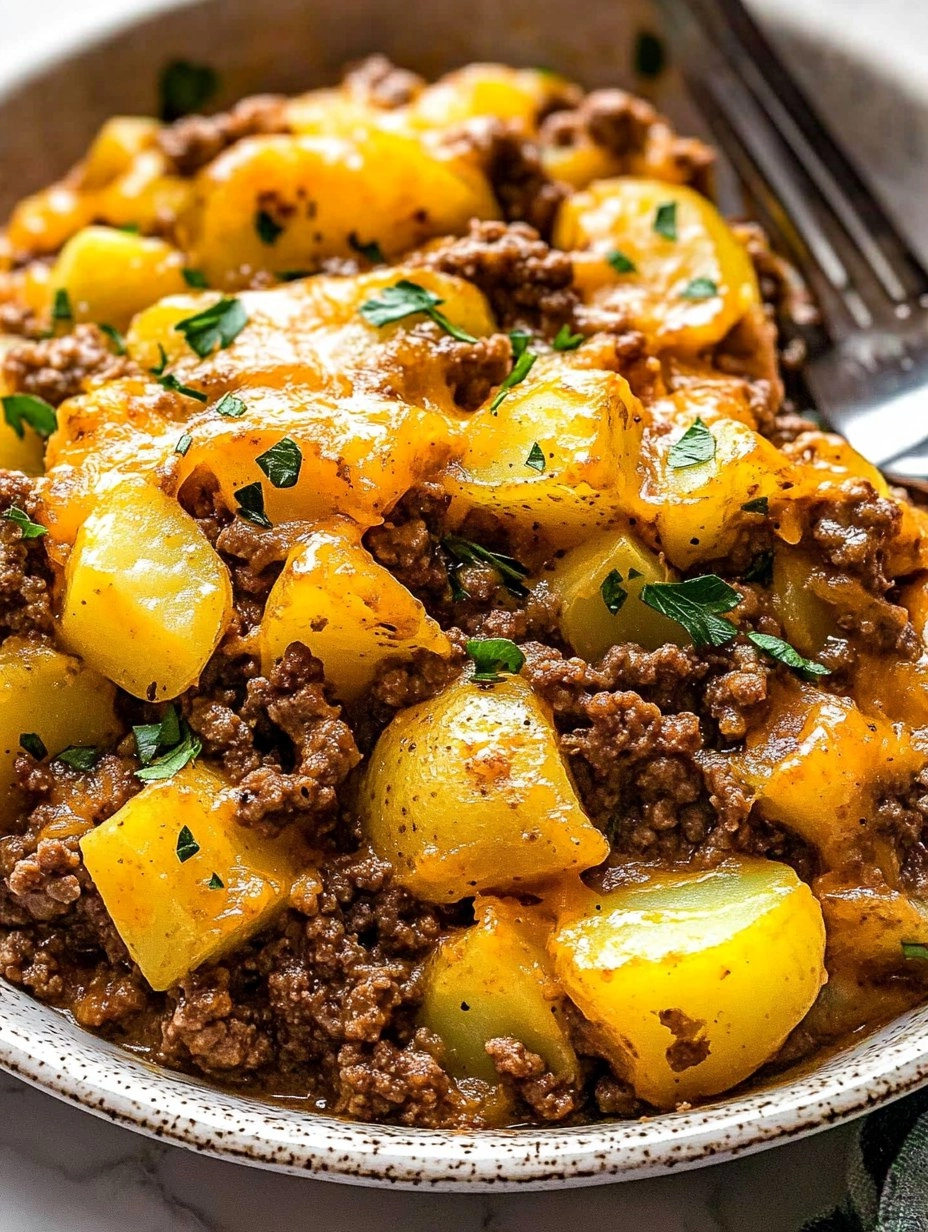 Ground Beef Potato Casserole