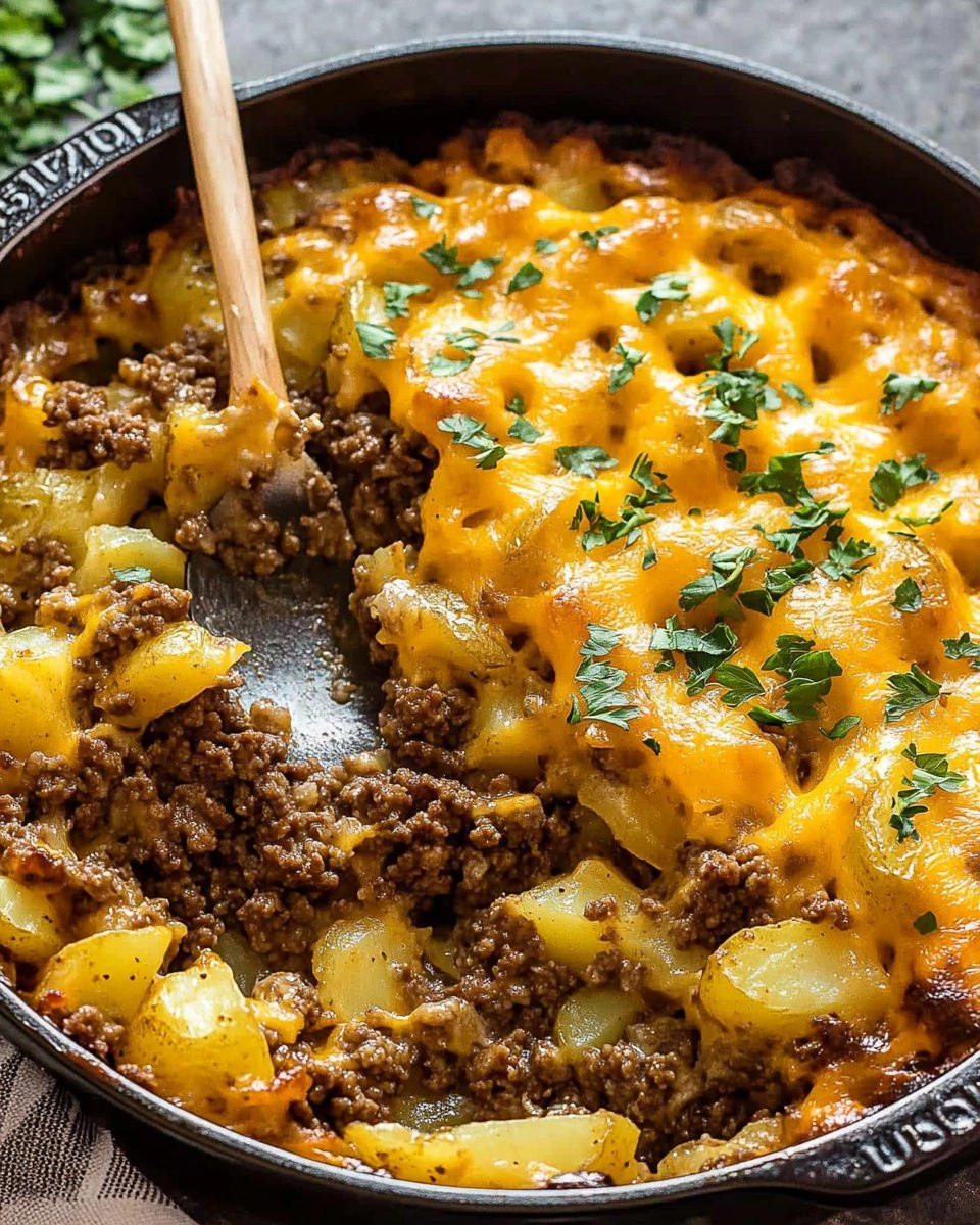 Ground Beef Potato Casserole