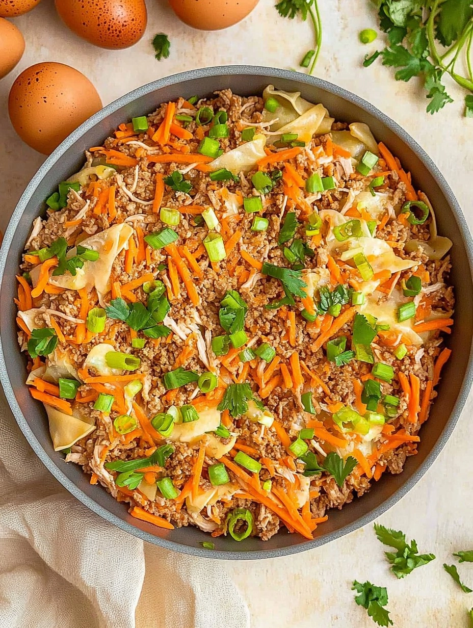 Ground Turkey Egg Roll Bowls