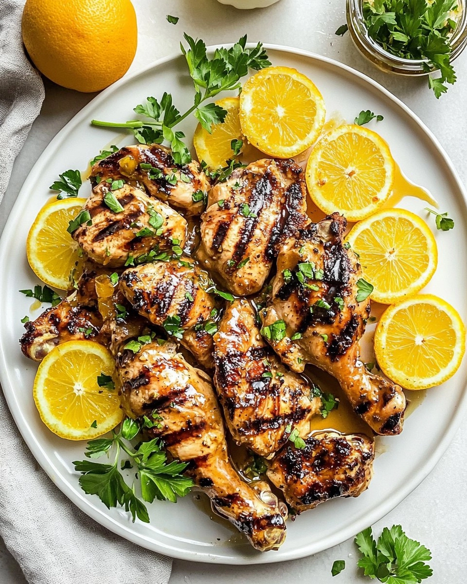 Healthy Grilled Citrus Chicken with Glaze
