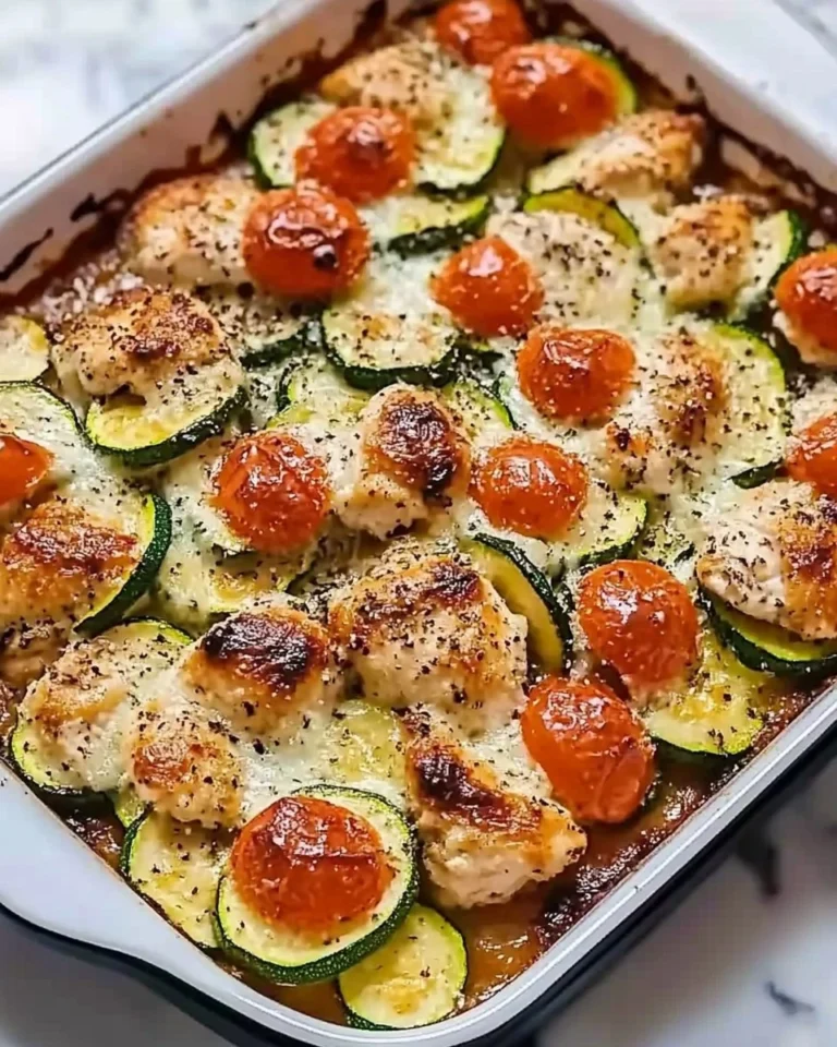 Mediterranean-Chicken-Zucchini-Bake-Recipe