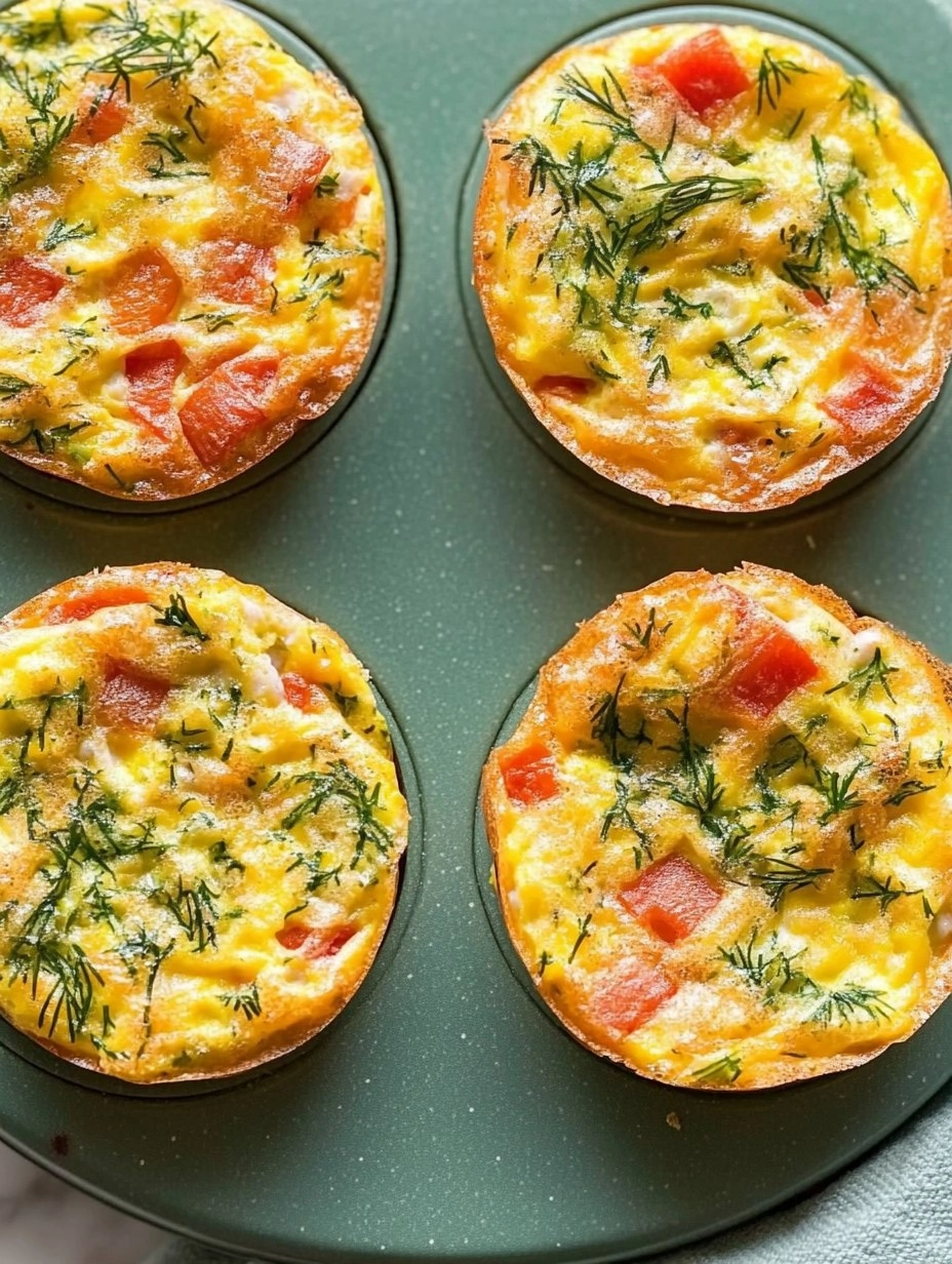 Mini Frittata Muffins with Dill 71 Mini Frittata Muffins with Dill