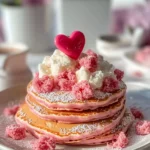 Romantic-Brunch-Ideas-Pink-Pancakes-Recipe