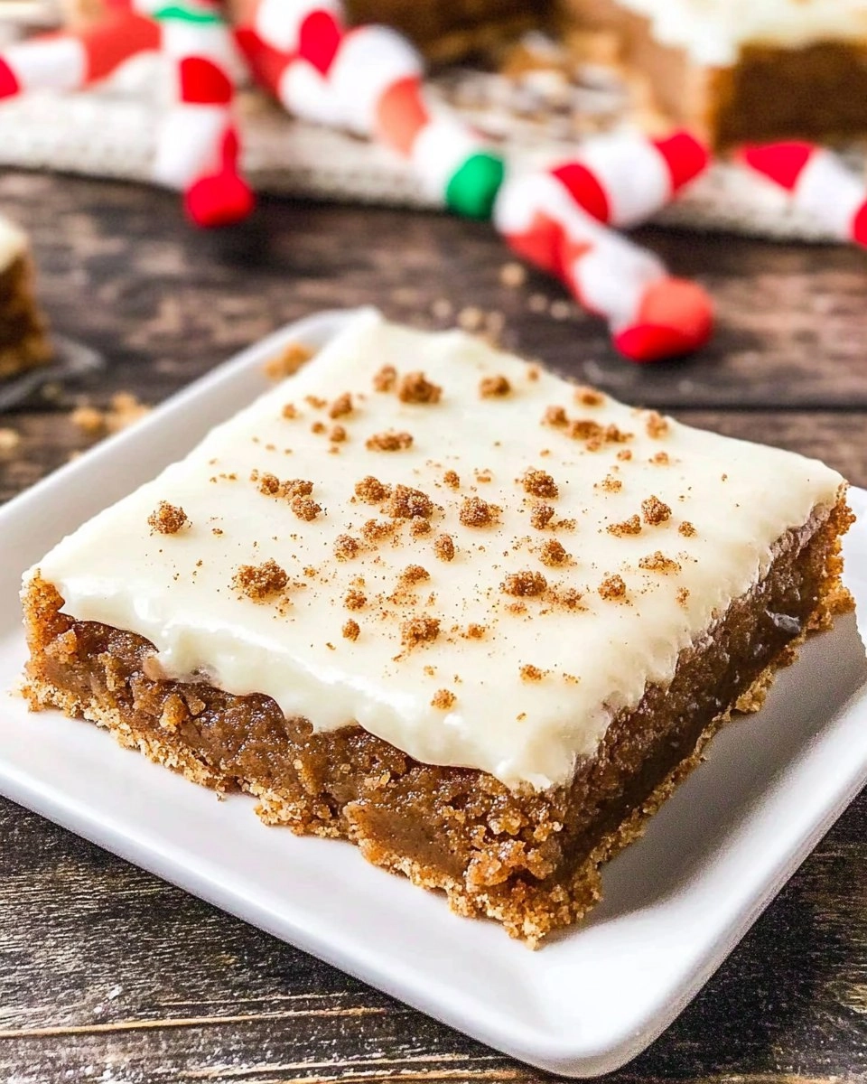 Spiced Gingerbread Bars