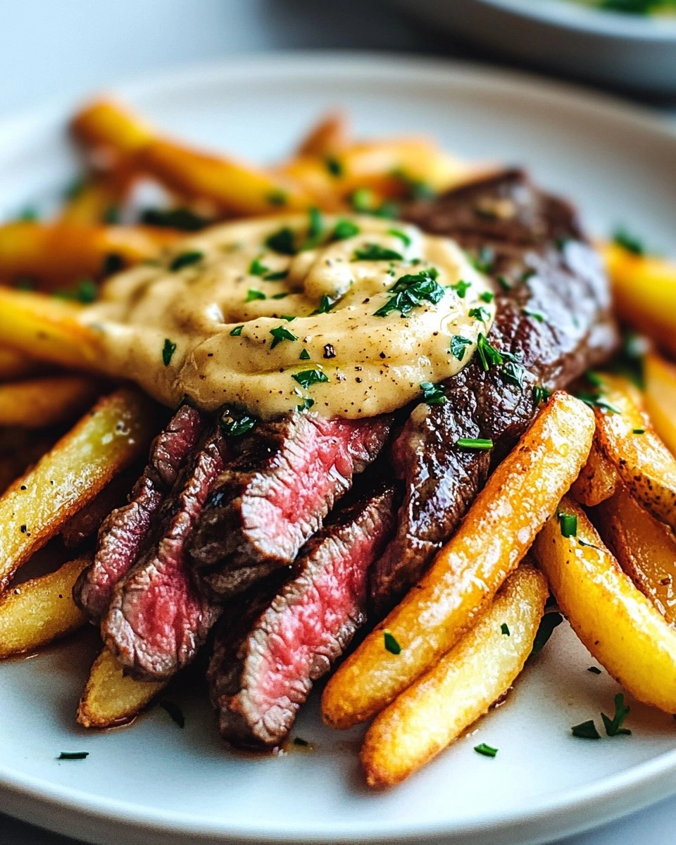 Steak Frites with Honey Dijon Aioli