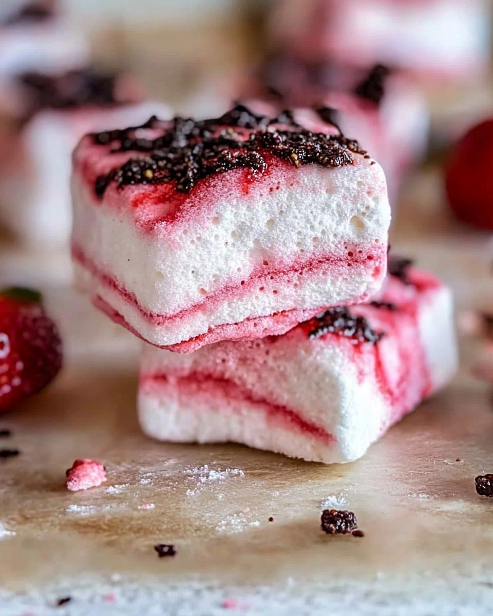 Strawberry Swirl Marshmallows 137 Strawberry Swirl Marshmallows